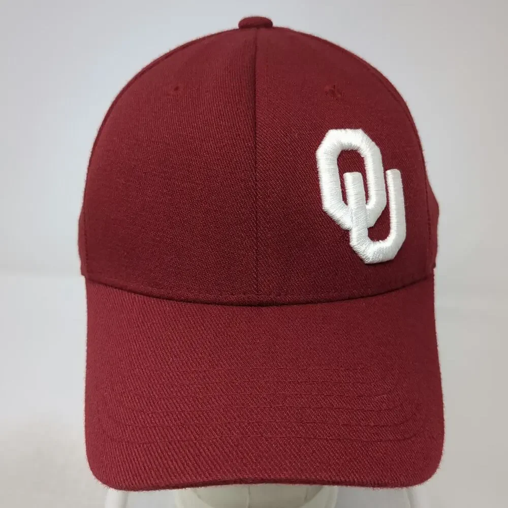Top of the World NCAA Oklahoma Sooners OU Hat Red OSFM Baseball Cap One-Fit